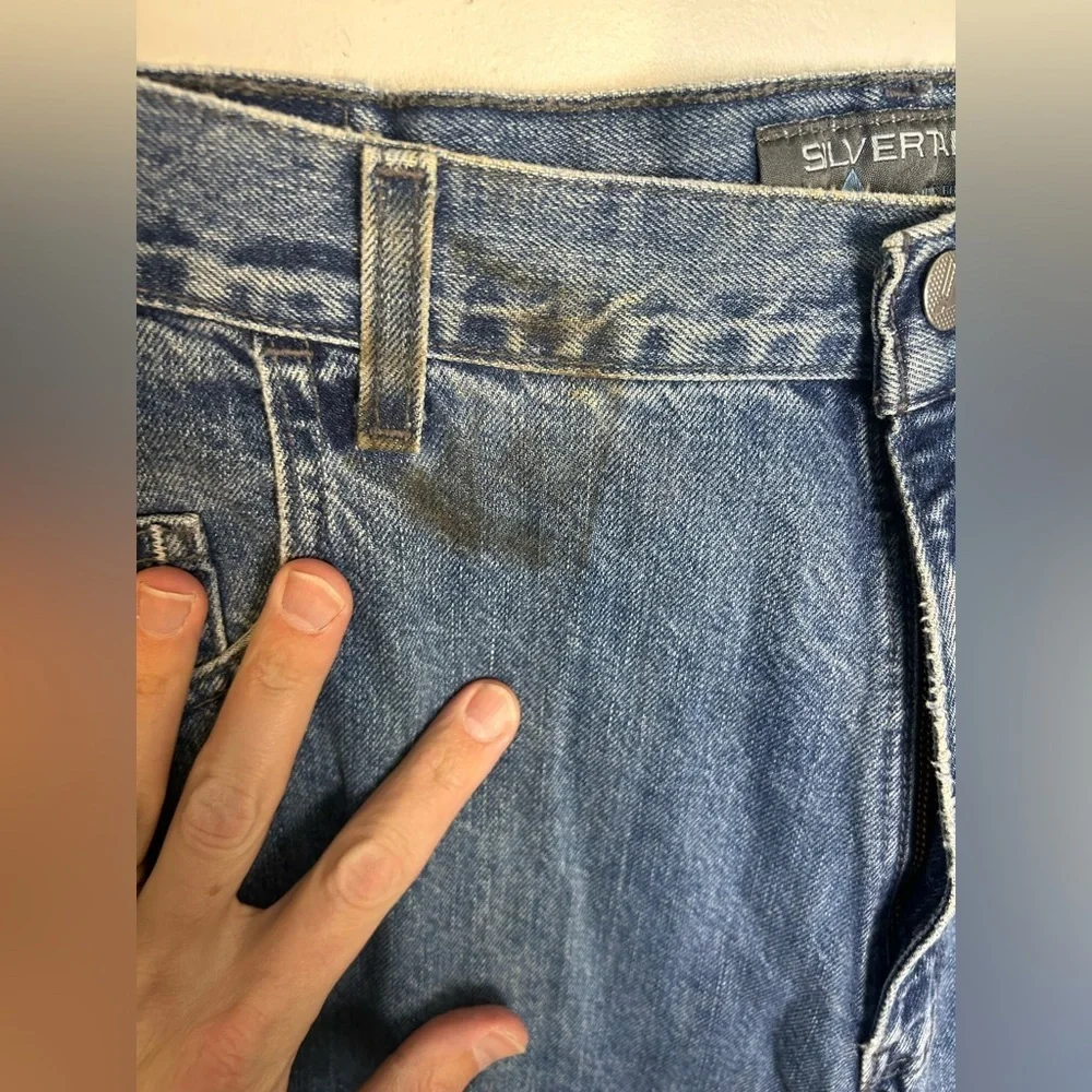 Vintage Levi’s Silver Tab‎ Baggy Fit Size 38X34 Classic Blue Men Jeans Outdoor